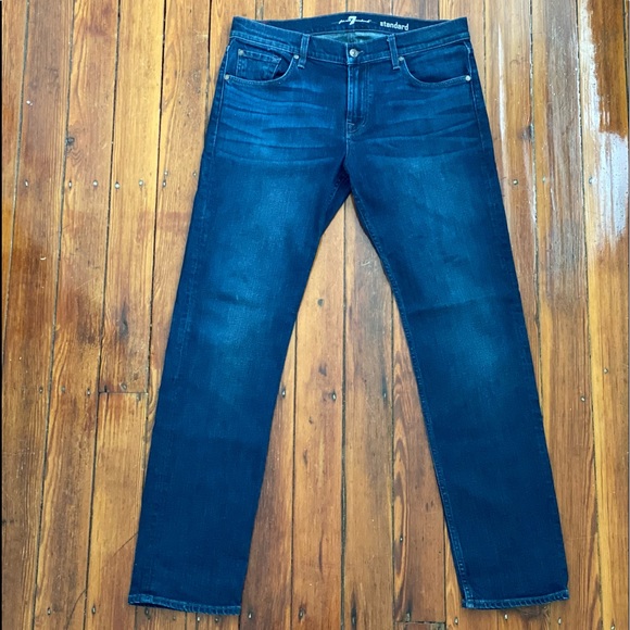 7 for All Mankind Mens Standard stretch Jeans sz34 - Picture 3 of 8